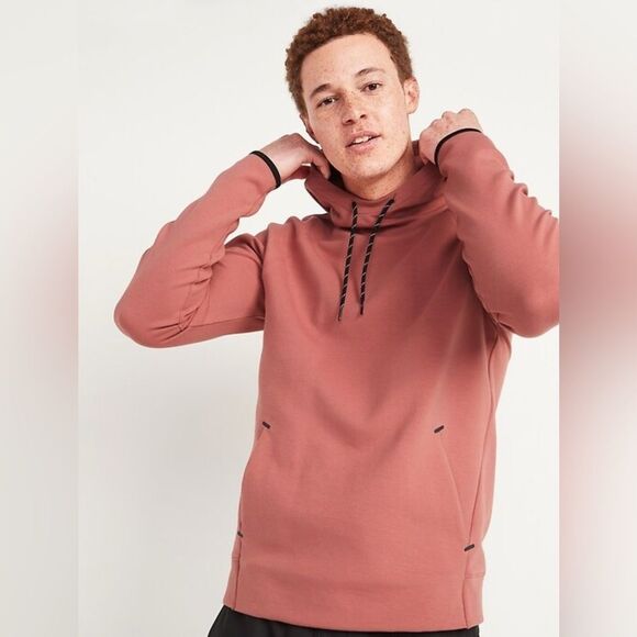Old Navy Pale Peach Dynamic Fleece Pullover Hoodie Size XL Tall - Picture 2 of 8